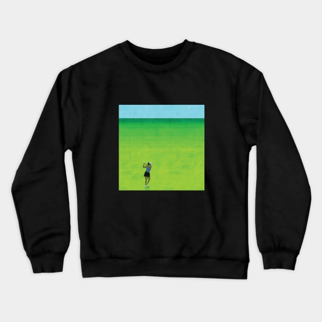 Golf Swing Crewneck Sweatshirt by OZOROZO